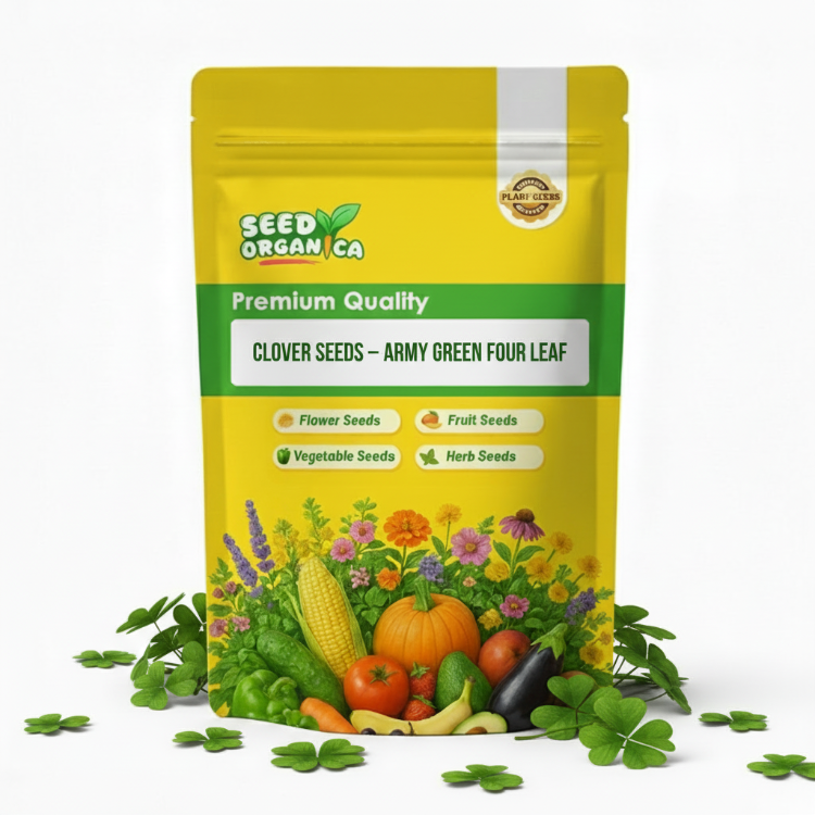 Clover Seeds – Army Green Four Leaf