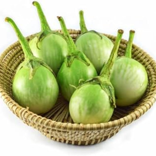 Eggplant Seeds - Green & White