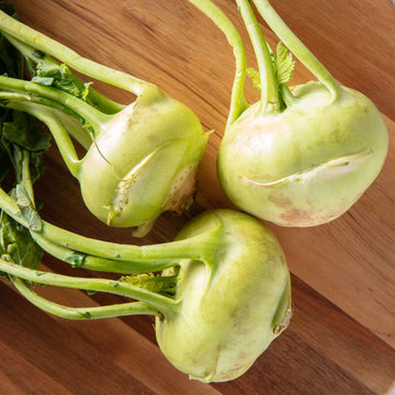 White Vienna Kohlrabi Seeds – Vegetable Plant