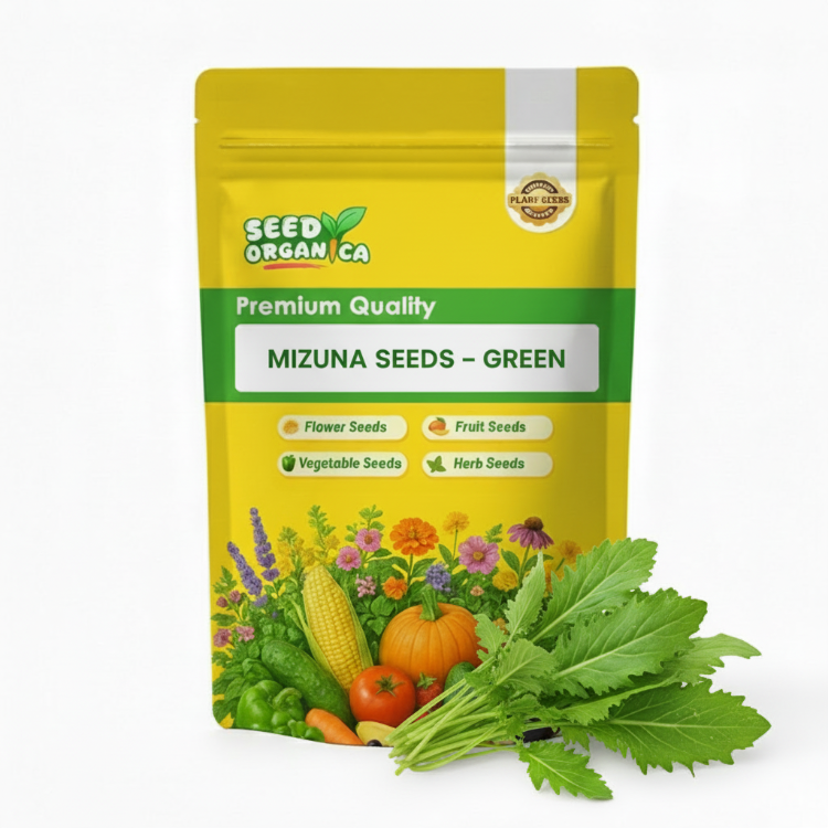 Mizuna Seeds – Green