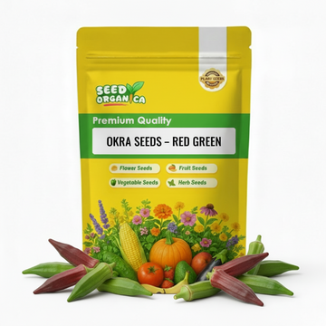 Okra Seeds – Red Green