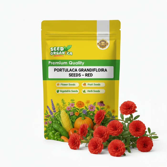 Portulaca Grandiflora Seeds – Red