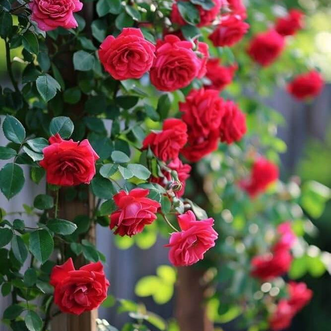 Rosa spp. Seeds – Red & Pink Climbing