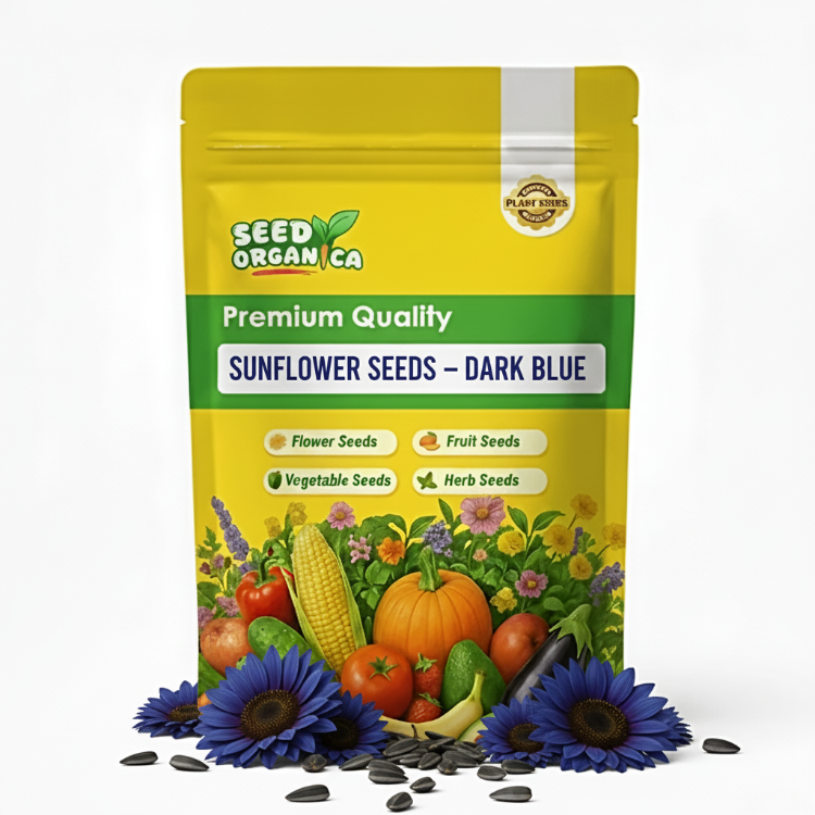 Sunflower Seeds – Dark Blue