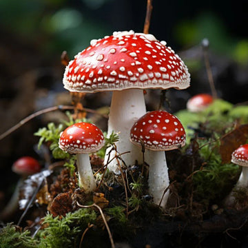 Red & White Mushroom Seeds – Vegetable Plant